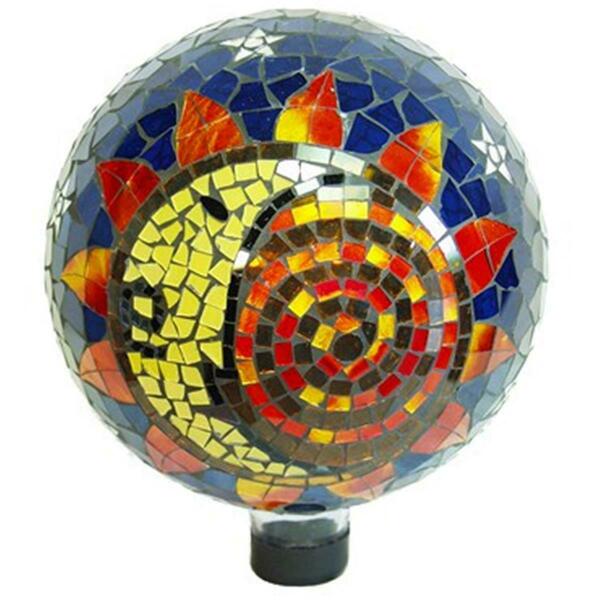 Echo Valley 10 In. Sun Moon Mosaic Gazing Globe RSR8199